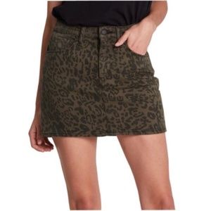 NWT Hudson Jeans Leopard Print Skirt